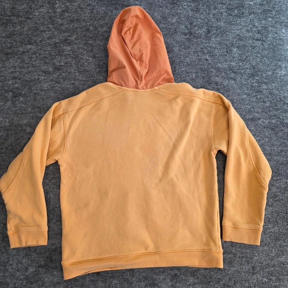 Adidas Originals RYV Hoodie Small Orange Athletic Utility‎ Sweatshirt Pullover